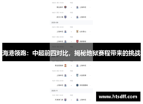 海港领跑：中超前四对比，揭秘地狱赛程带来的挑战